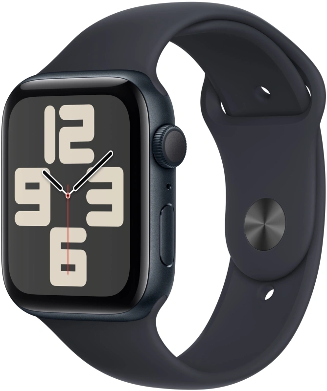 Apple Watch SE 2 (2024) 44mm Midnight — Midnight Sport Band S/M