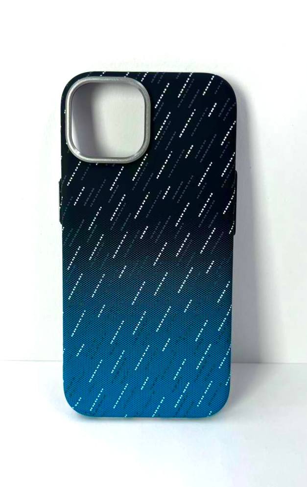 Чехол iPhone 16 Mosbros Magsafe Градиент синий
