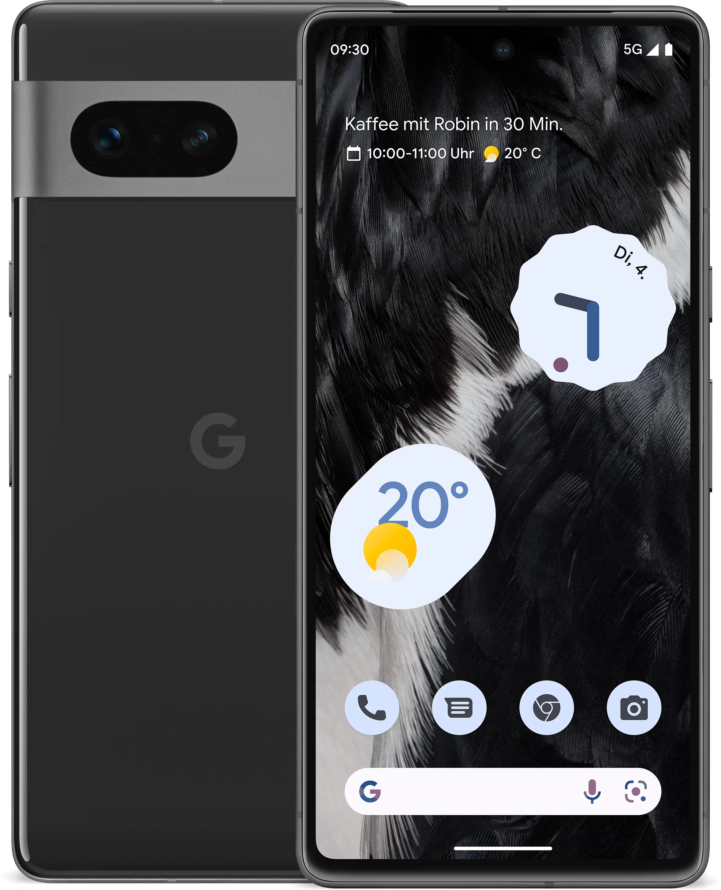 Google Pixel 7 8/128GB Obsidian, черный