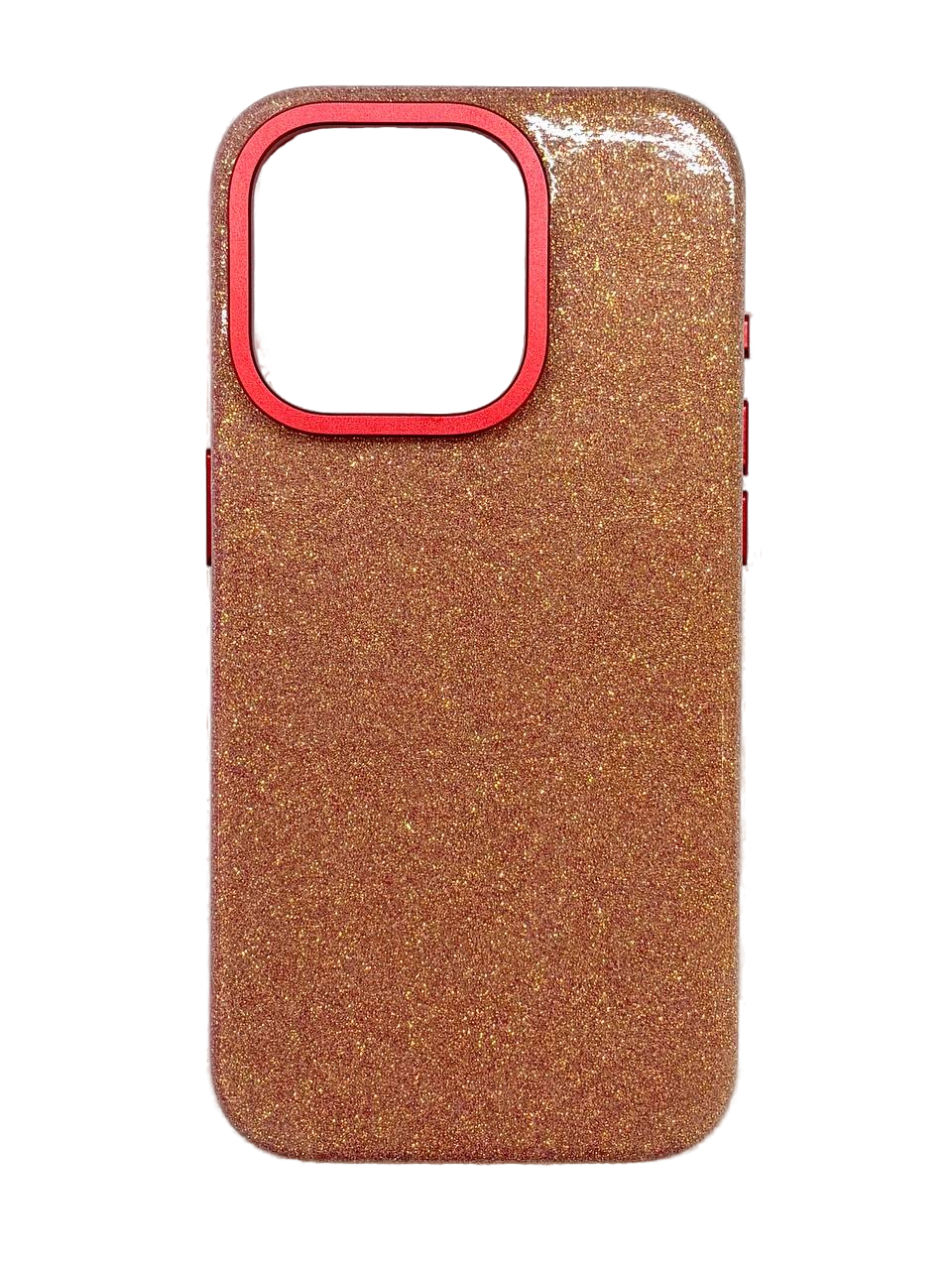 Чехол IPhone 15 Pro Puloka Блестящий Оранжевый