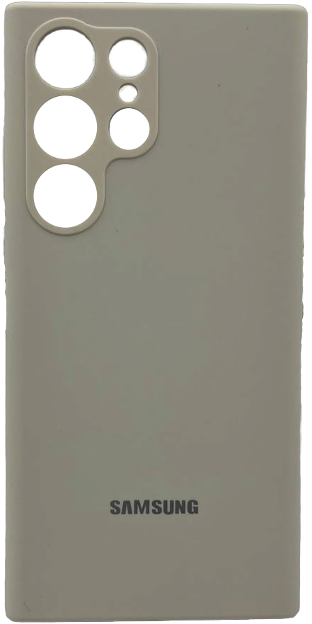 Чехол Silicone Case для Samsung Galaxy S25 Ultra c MagSafe Серый