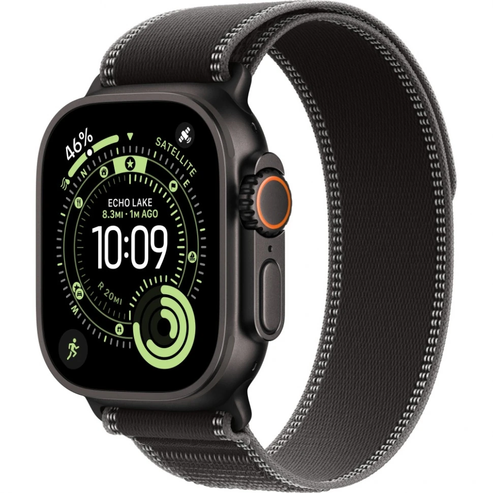 Apple Watch Ultra 3 49mm Black Titanium, Trail Loop M/L