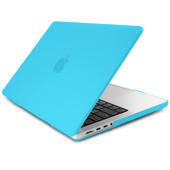 Чехол для MacBook Pro 14 2024 - 2021 M3 A2918 A2992 M2 A2779 M1 A2442 Pro Max, Голубой