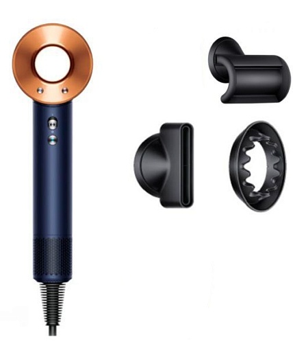 Фен Dyson Supersonic HD08, Prussian Blue/Rich Copper