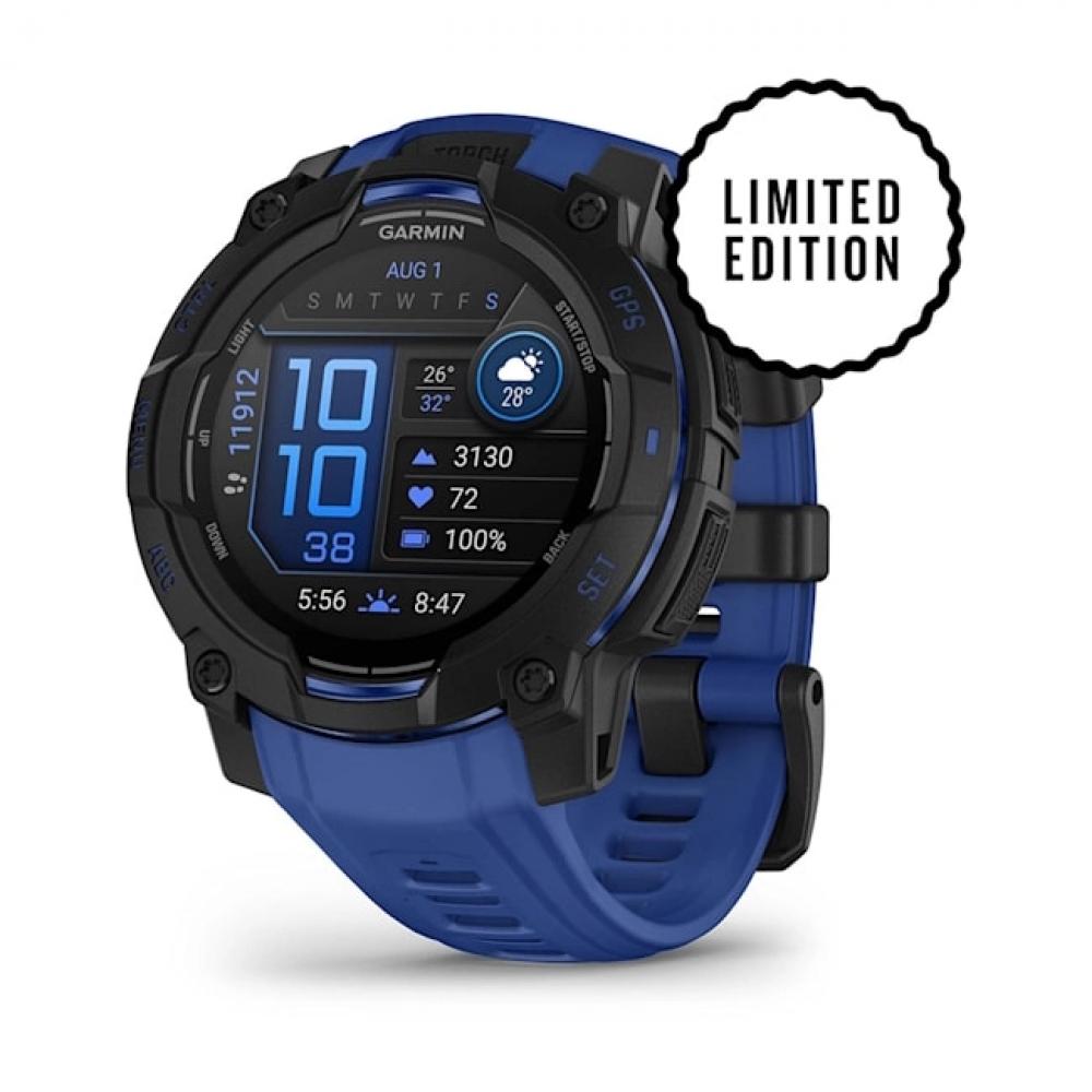 Garmin Instinct 3 50mm AMOLED Black/Bolt Blue (010-03020-03) Garmin Instinct 3 50mm AMOLED Black/Bolt Blue (010-03020-03)