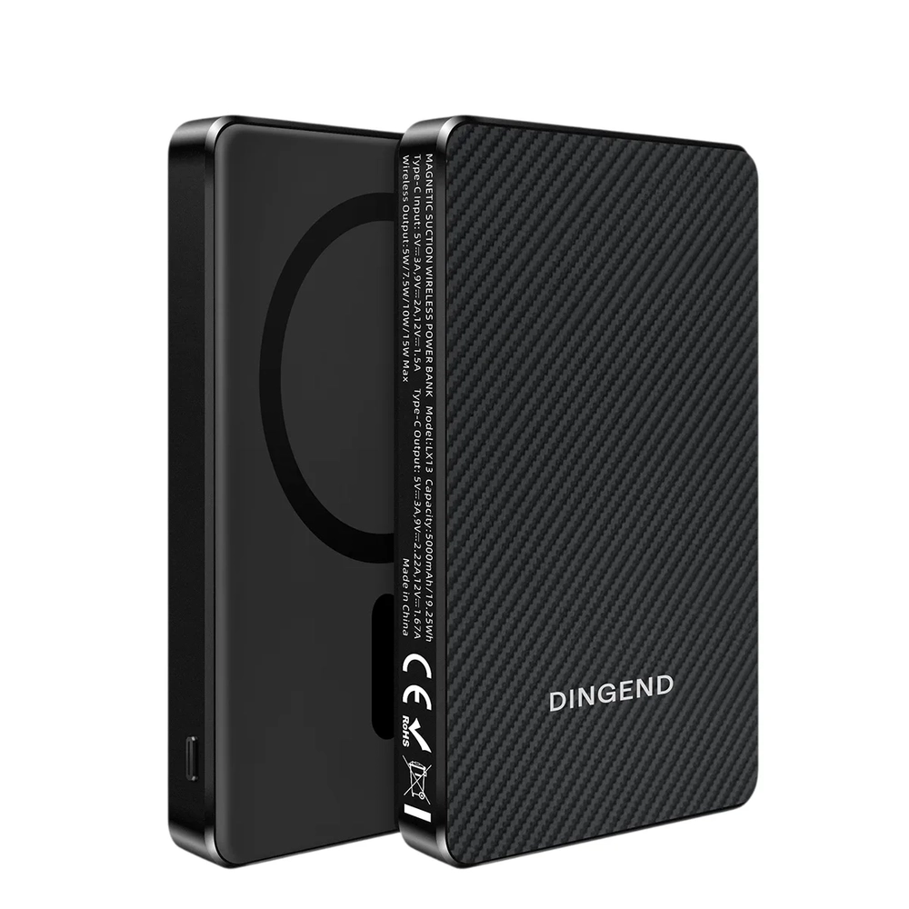 Внешний аккумулятор DINGEND Power Bank 5000mAh Черный