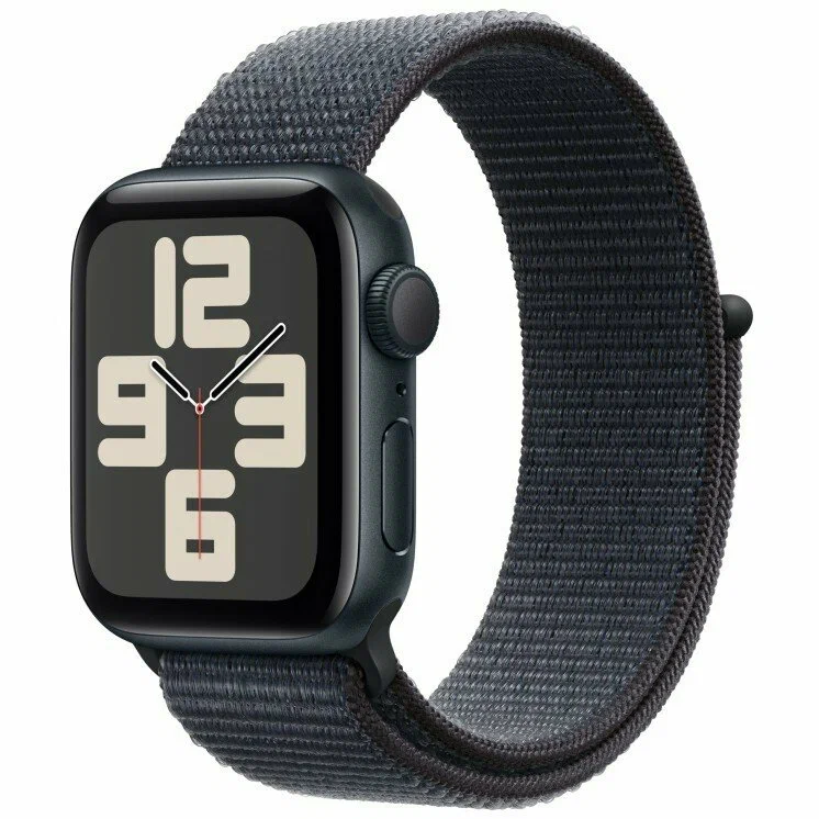 Apple Watch SE 2 (2024) 44mm Midnight — Ink Sport Loop One Size