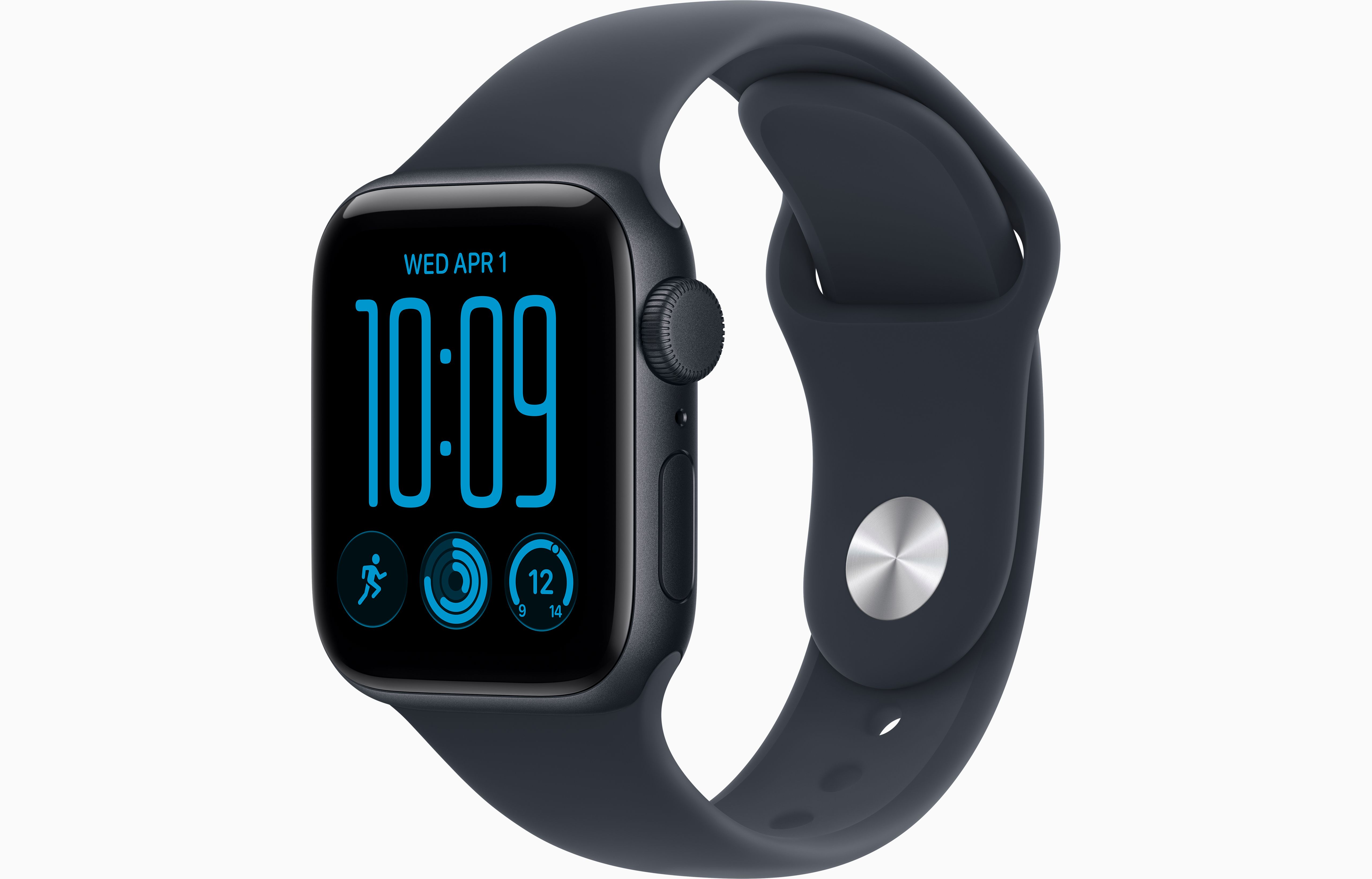 Apple Watch SE (2026) 40mm Midnight Navy Blue Sport Band S/M (MJKY4)