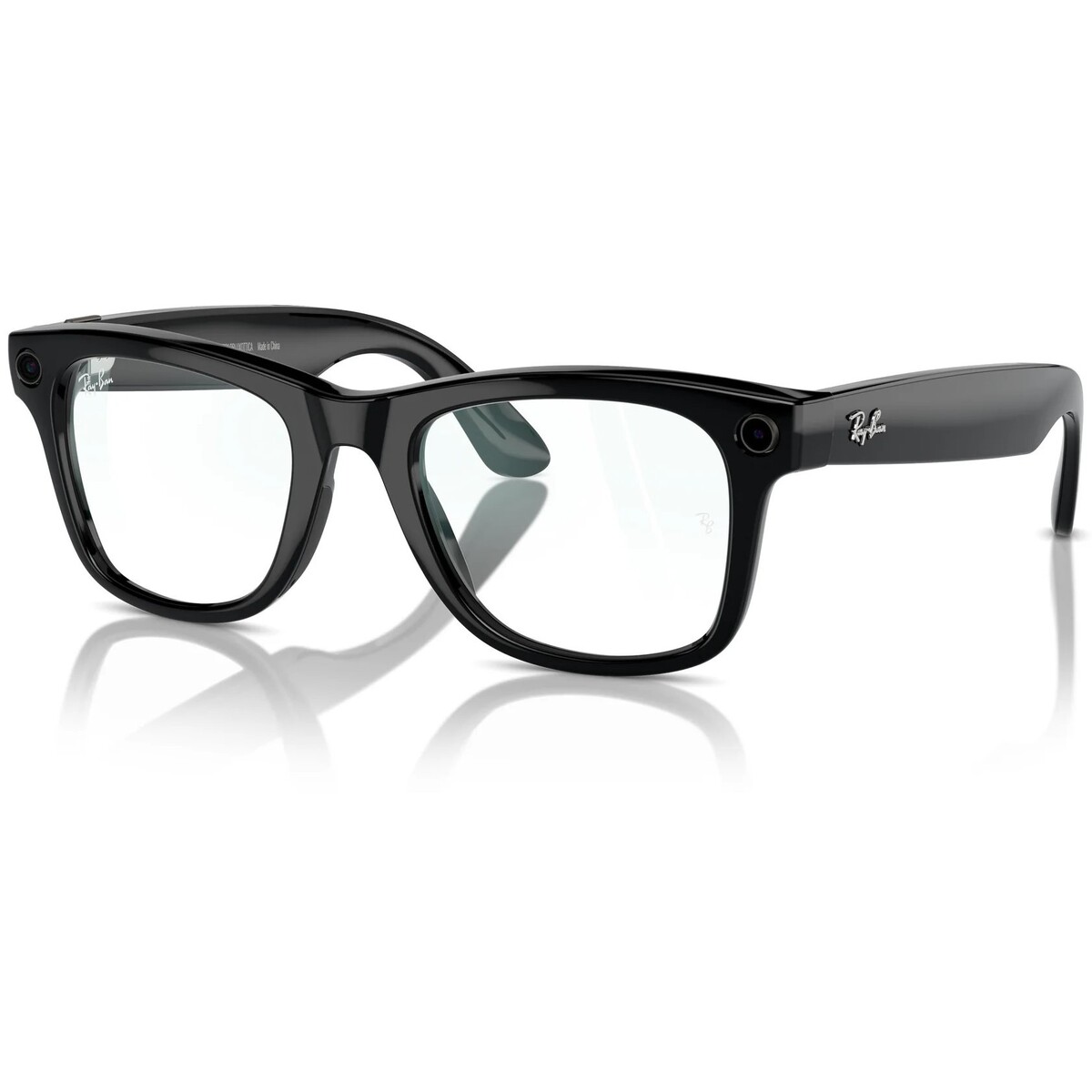 Умные очки Ray-Ban Meta Wayfarer Gen 1 Shiny Black / Clear 53-22 (RW4008 601/SB)