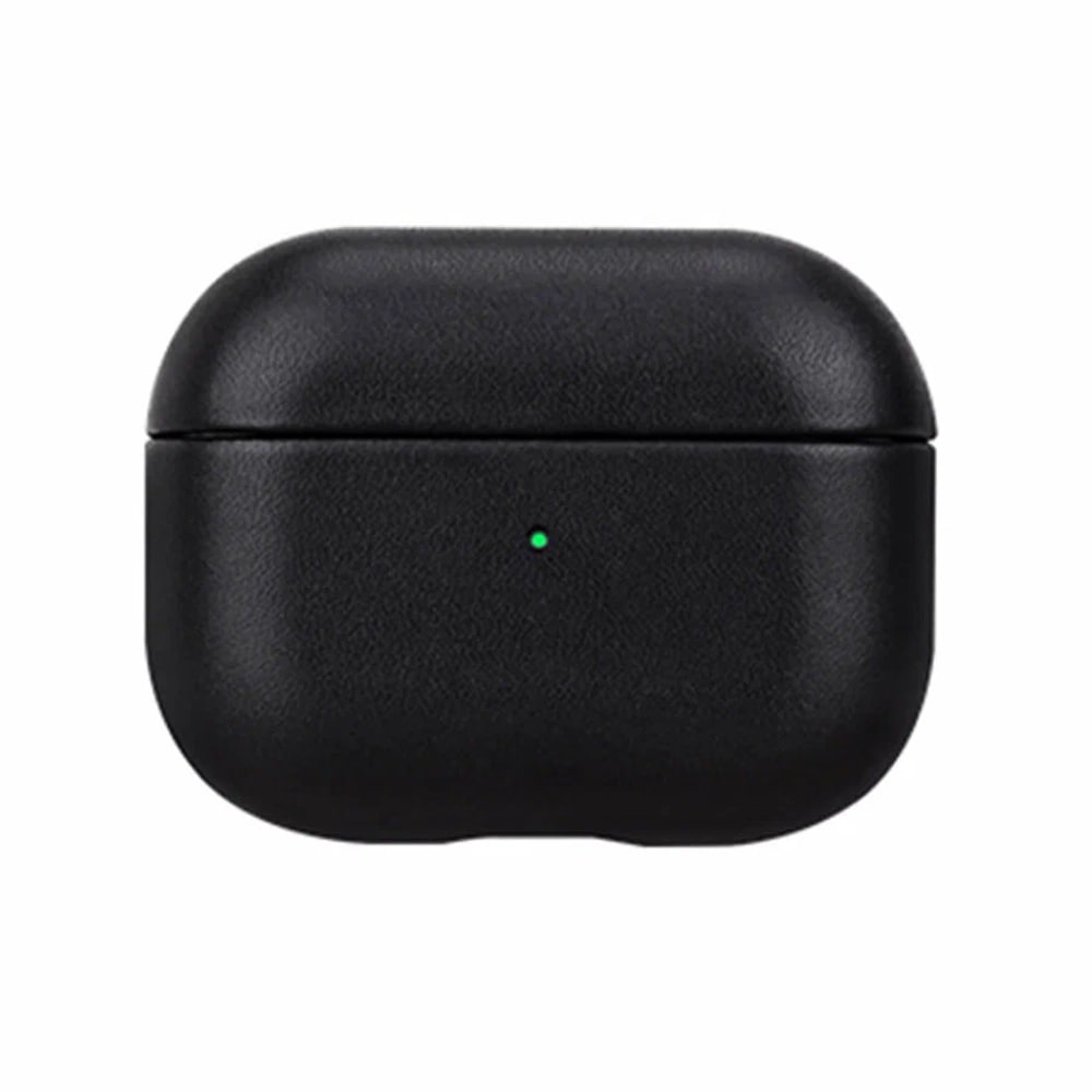 Чехол кожаный для AirPods 4 Black