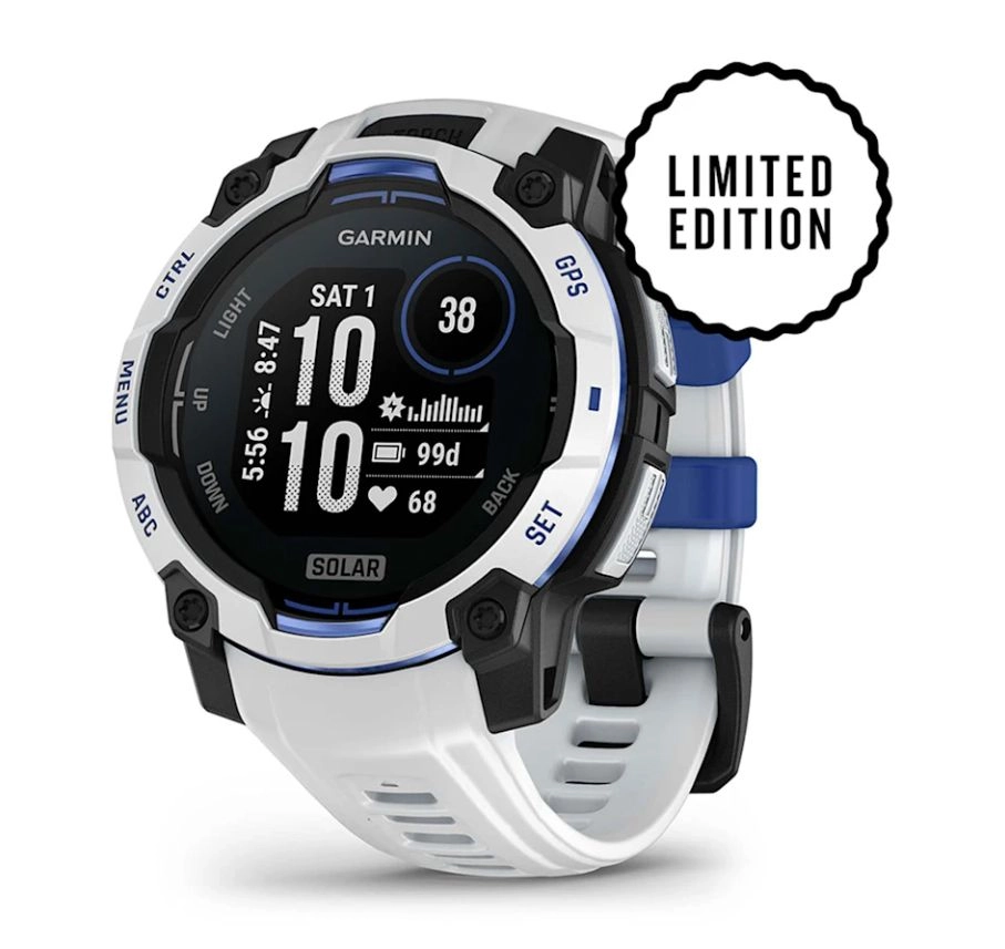 Garmin Instinct 3 Solar 50mm Whitestone/Black/Bolt Blue (010-02935-03) Garmin Instinct 3 Solar 50mm Whitestone/Black/Bolt Blue (010-02935-03)