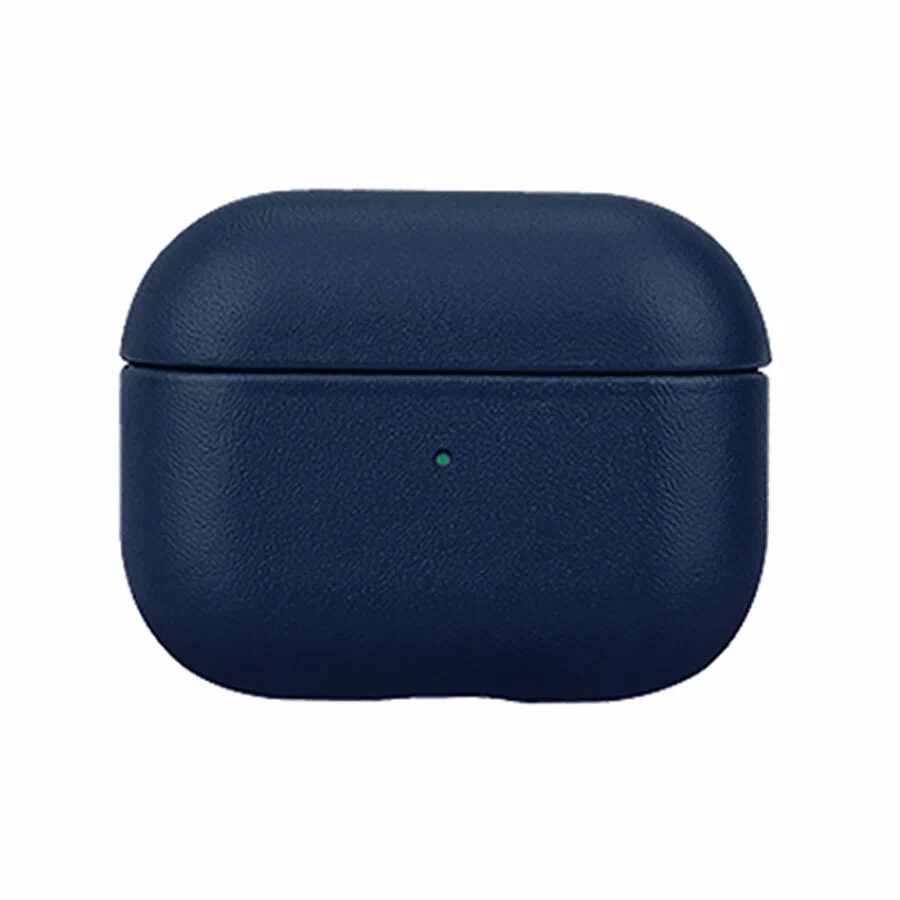 Чехол кожаный для AirPods 4 Navy