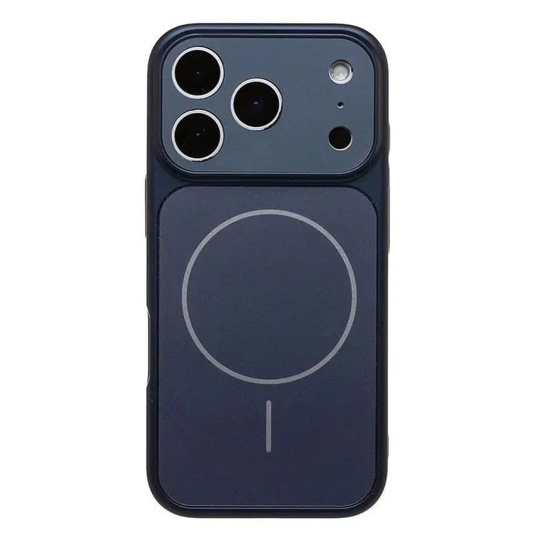 Чехол iPhone 17 Pro  AG Glass MagSafe Синий