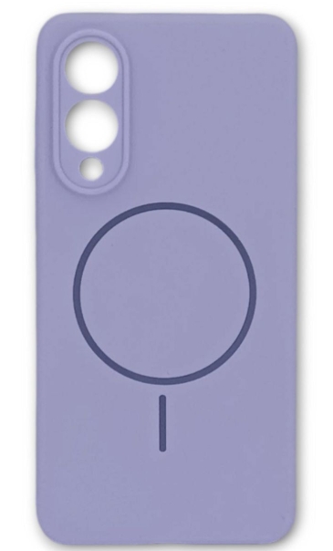 Чехол Silicone Case для Samsung Galaxy S25 c MagSafe Лавандовый