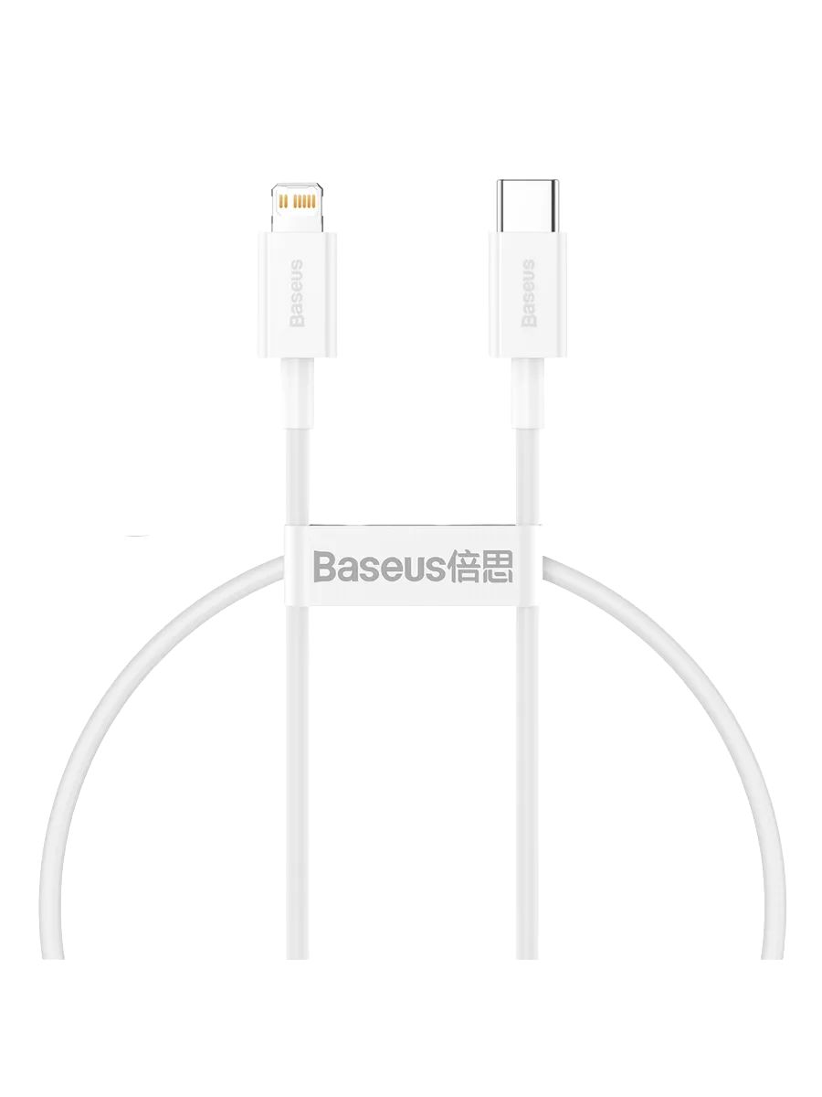 Кабель Baseus Type-C/Lightning (1m) - White Кабель Baseus Type-C/Lightning (1m) - White
