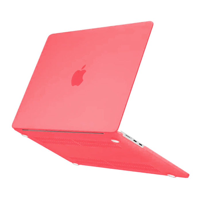 Чехол для MacBook Air 13.6 2022 2023 2024 M3 A3113 M2 A2681 Hard Shell Case, Коралловый