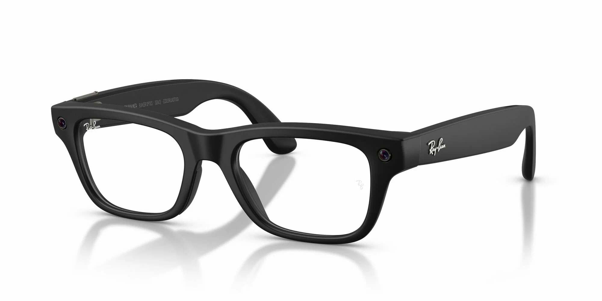 Умные очки Ray-Ban Meta Blayzer Optics Gen 2, Matte Black / Demo Lens, 54-19 / 155 мм (RW7001)