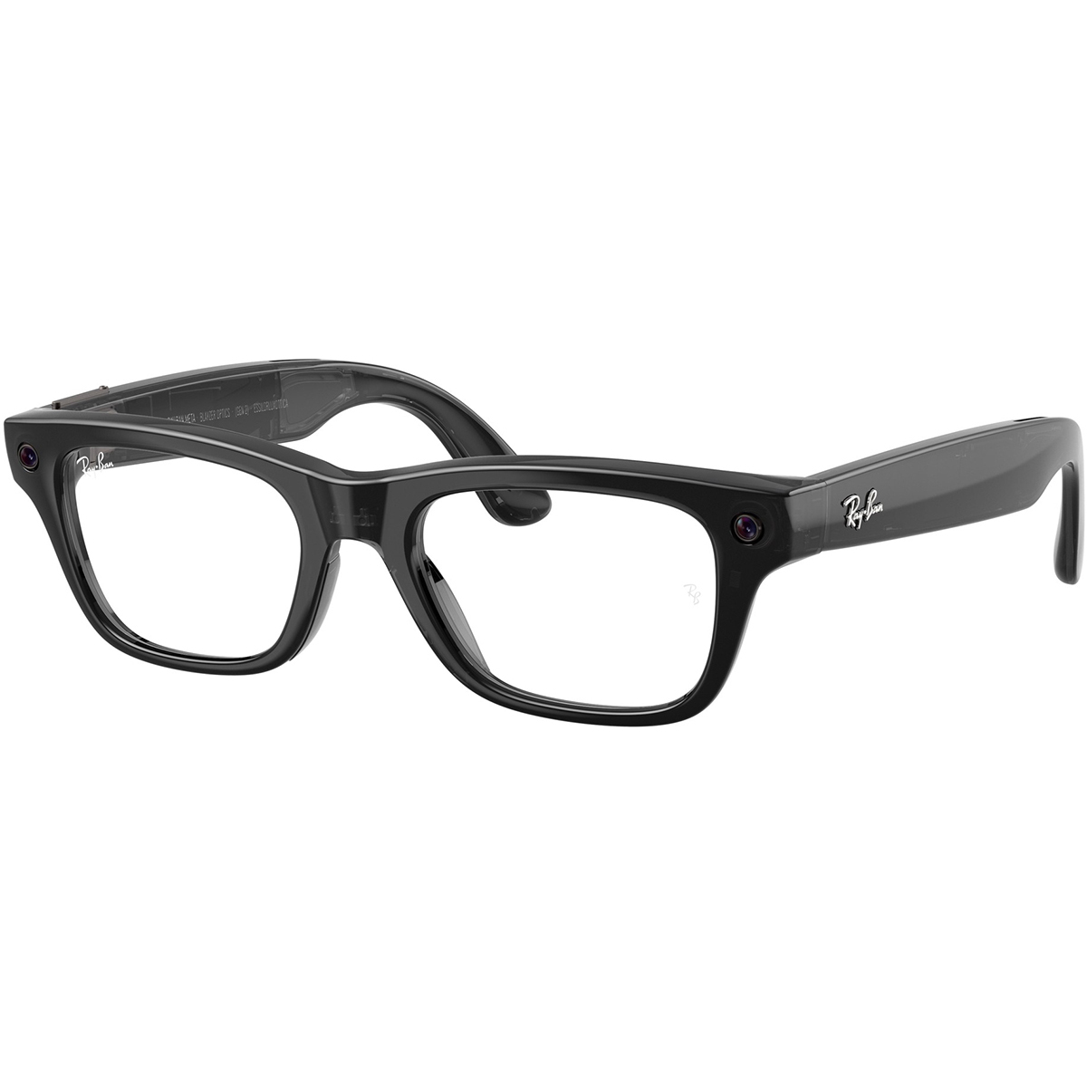 Умные очки Ray-Ban Meta Blayzer Optics Gen 2 Shiny Transparent Black / Clear 54-19 (RW7001 8526)