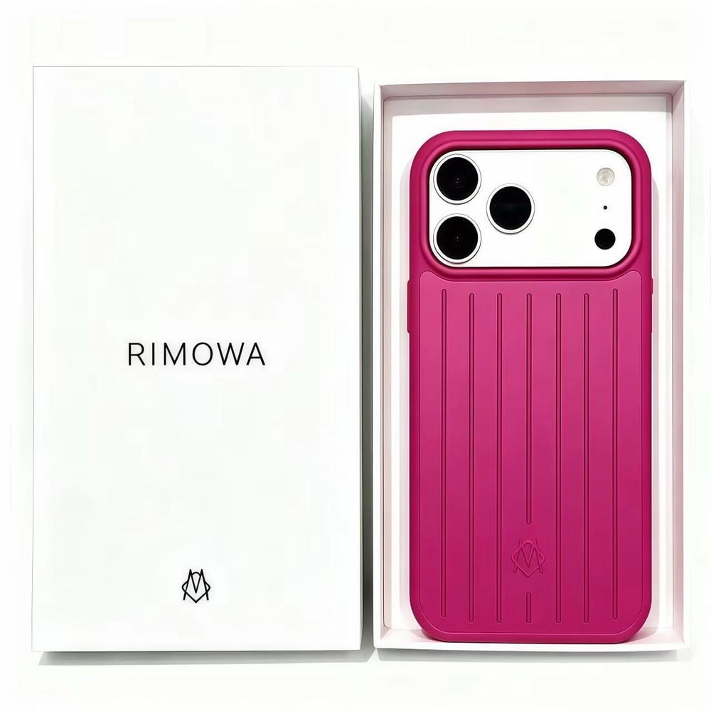 Чехол Rimowa для iPhone 17 Pro Max Вишневый