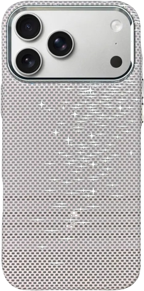 Чехол iPhone 17 Pro Max Mosbros MagSafe Серое сияние