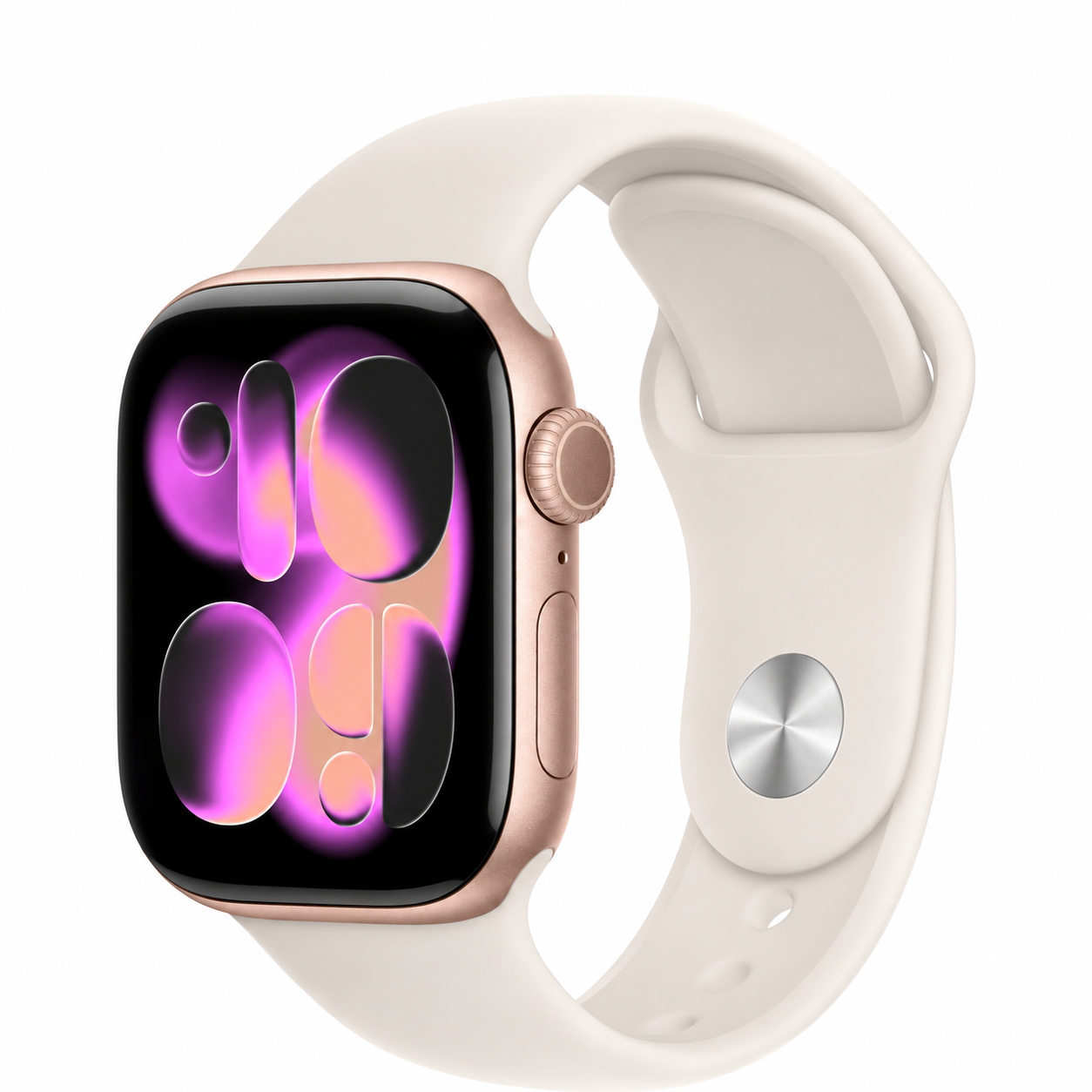 Apple Watch Series 11 46mm Rose Gold, Sport Band S/M