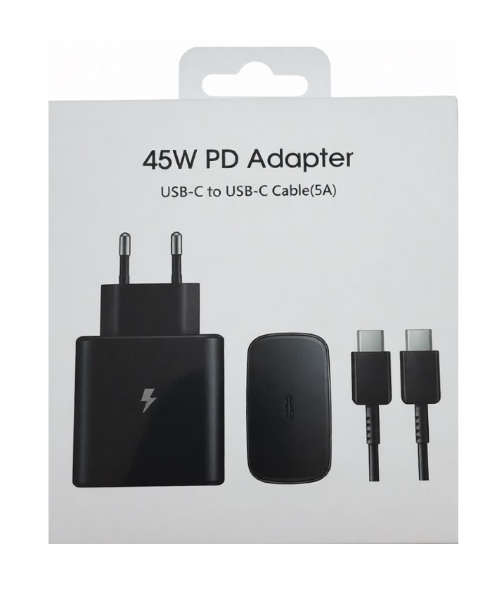 Блок зарядки FaizFull 45w + кабель Type-C to Type-C