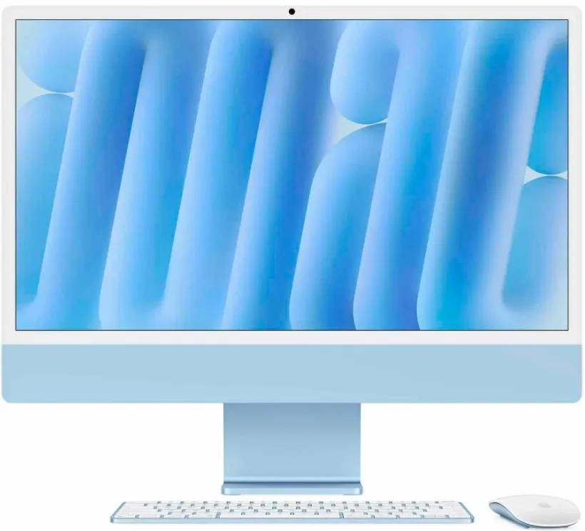 Apple iMac 24 Retina 4,5K (M4 8C/8C), 16 ГБ, 256 ГБ, синий