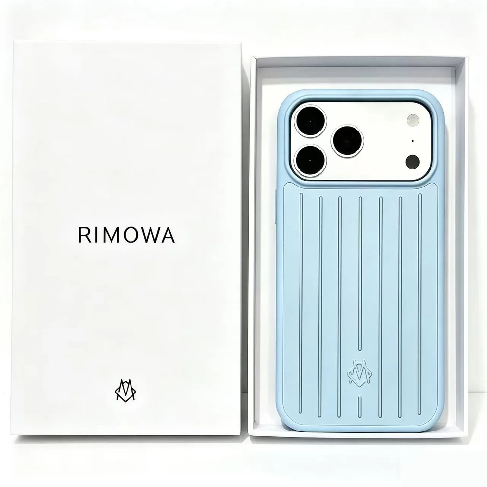 Чехол Rimowa для iPhone 17 Pro Голубой