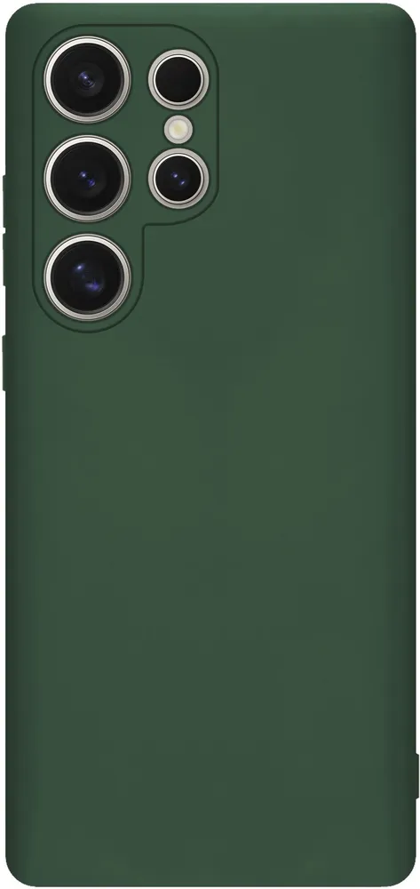 Чехол Silicone Case для Galaxy S24 Ultra зеленый
