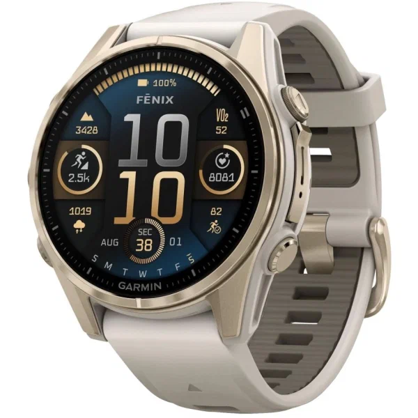 Garmin Fenix 8 43mm AMOLED Sapphire Soft Gold (010-02903-18) Garmin Fenix 8 43mm AMOLED Sapphire Soft Gold (010-02903-18)