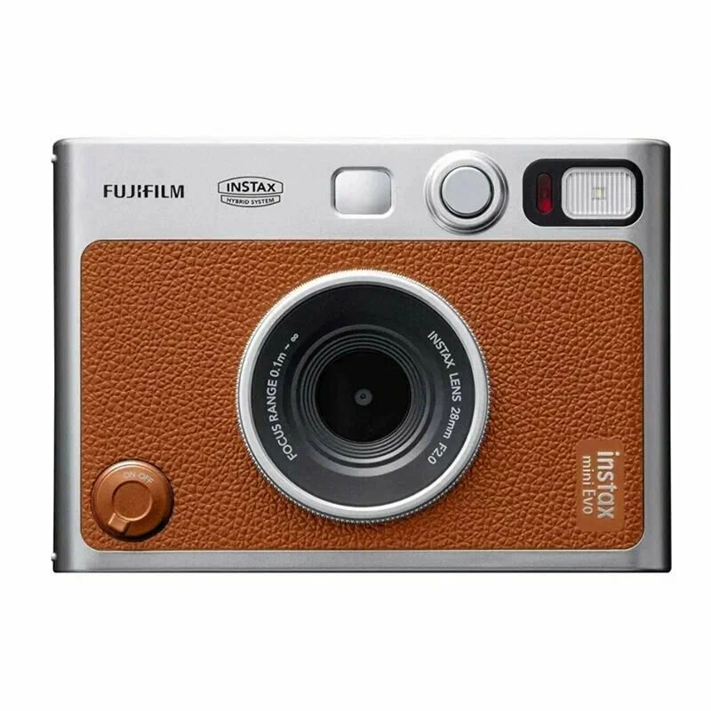 Фотоаппарат моментальной печати Fujifilm Instax Mini Evo, коричневый