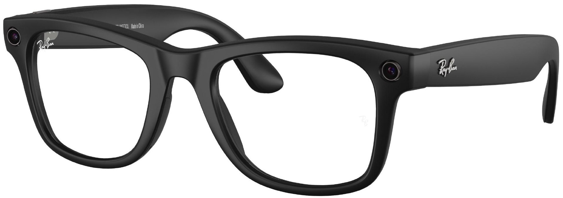 Умные очки Ray-Ban Meta Wayfarer RW4008 (Gen 1), Matte Black / Transitions Graphite Green, 53–22 / 155 мм