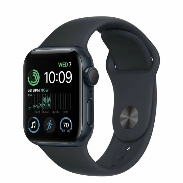 Apple Watch SE 2 (2023) GPS 40mm Midnight Aluminum Case with Midnight Sport Band S/M