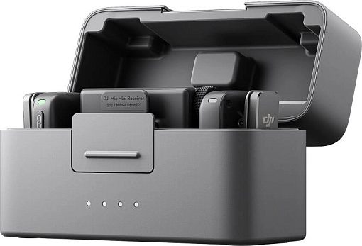 Беспроводной микрофон DJI Mic Mini (2 TX + 1 RX + Charging case), черный