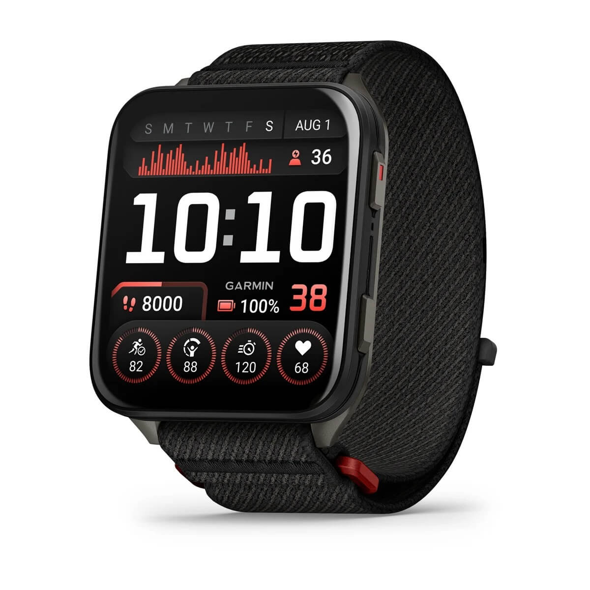 Garmin Venu X1 Black/Slate Titanium Caseback/Black Band (010-02980-02)