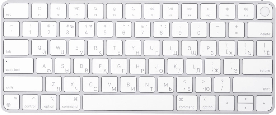 Apple Magic Keyboard Touch ID USB-C, белый (MXCK3RS/A)