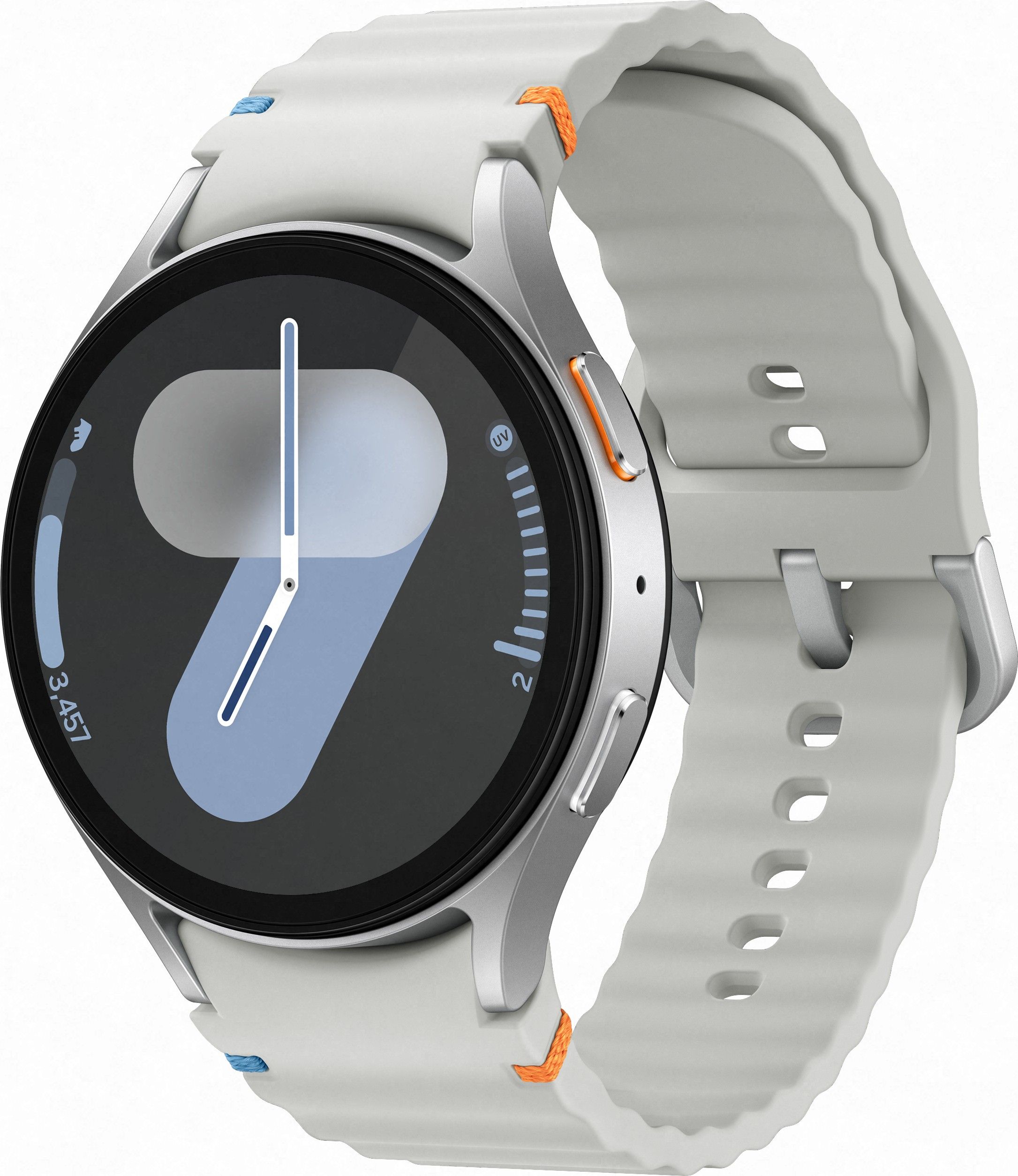 Samsung Galaxy Watch 7 LTE 44 мм, серебристый, Silver