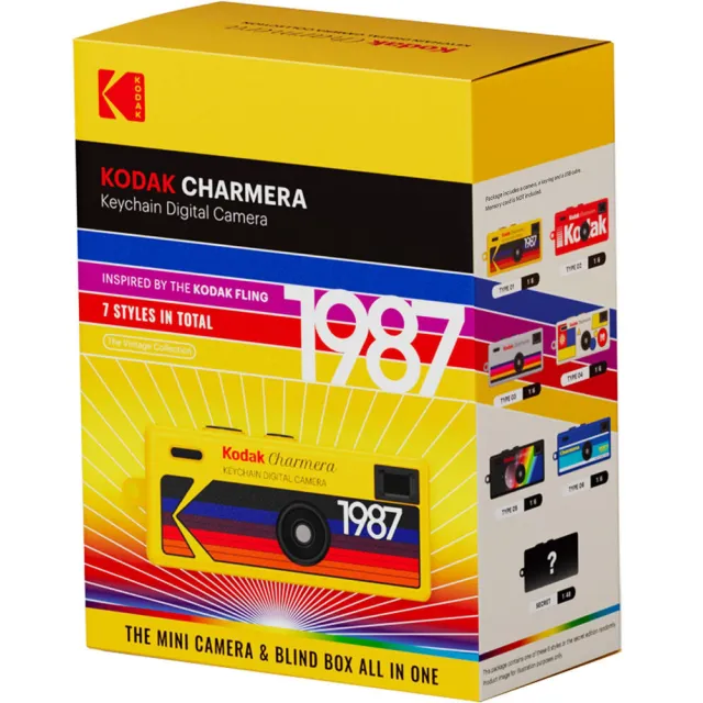 Фотоаппарат Kodak Charmera Keychain Digital Camera 1987 USA + Kodak MicroSD 16GB U1 V10