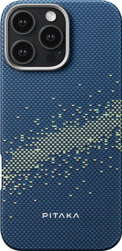 Чехол iPhone Pitaka 16 Pro Tactile Woven Case Milky Way Galaxy