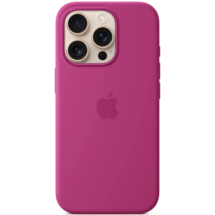 Чехол Apple iPhone 16 Pro Silicone Case with MagSafe, Fuchsia (MYYN3)