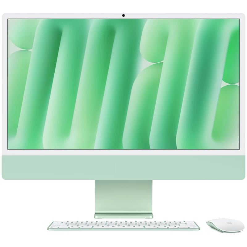 Apple iMac 24 Retina 4,5K (M4 10C/10C), 16 ГБ, 256 ГБ, зеленый