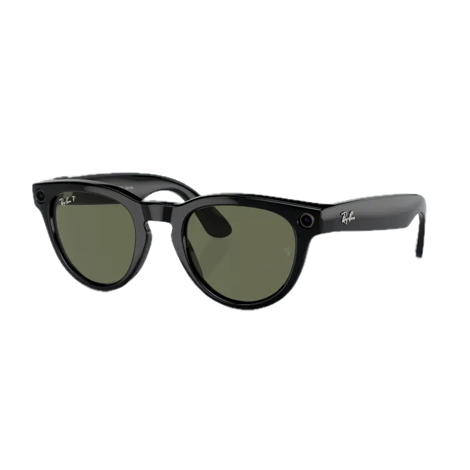 Смарт очки Ray-Ban (Gen 2) Headliner Shiny Black / Transition Graphite Green 150 - 50 Size
