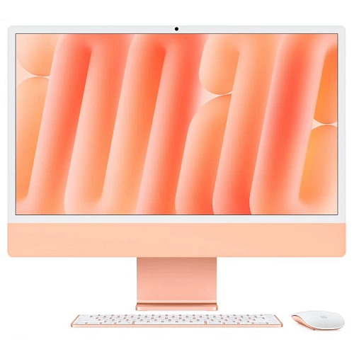 Apple iMac 24 Retina 4,5K (M4 8C/8C), 16 ГБ, 256 ГБ, оранжевый